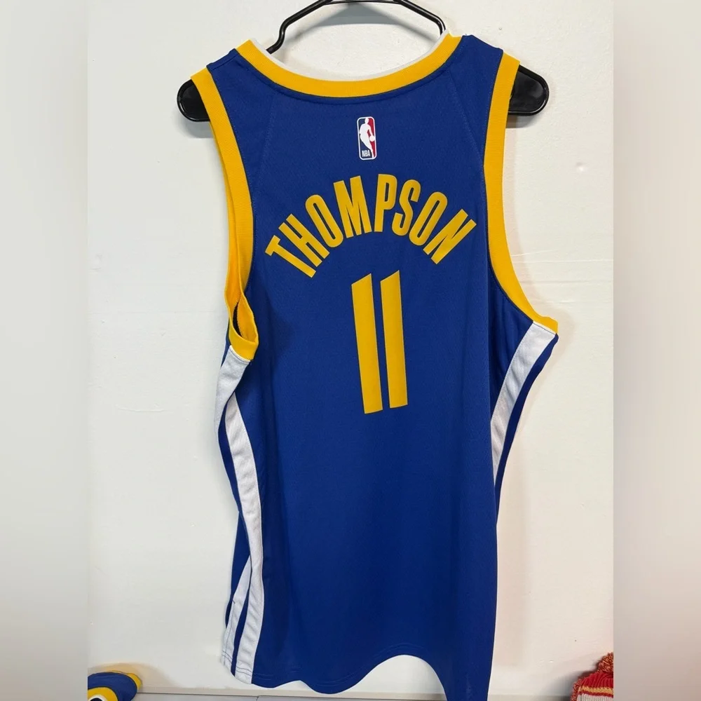 Golden State Warriors #11 Klay Thompson Basketball Jersey Size Large Nike NBA - Picture 2 of 6